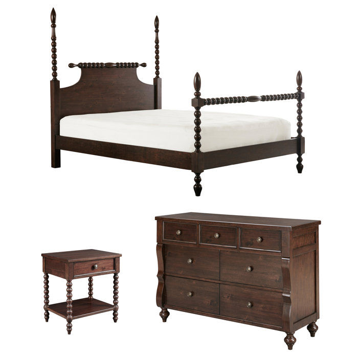 Madison Park Signature Beckett Four Poster Configurable Bedroom Set